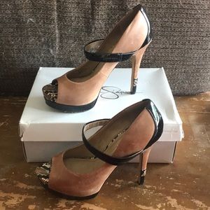 Jessica Simpson Snake Print Heels!